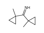 bis(1-methylcyclopropyl)methanimine Structure