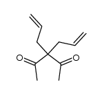 3,3-diallyl-2,4-pentanedione Structure