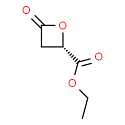 2-Oxetanecarboxylicacid,4-oxo-,ethylester,(2S)-(9CI) structure