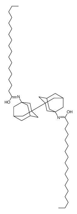 N-[3-[3-(octadecanoylamino)-1-adamantyl]-1-adamantyl]octadecanamide结构式