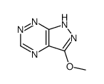 3-methoxy-1H-pyrazolo[4,3-e][1,2,4]triazine结构式