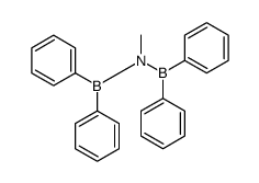 N,N-bis(diphenylboranyl)methanamine Structure