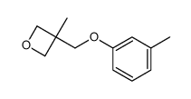 2-Methyl-2-(3-tolyloxymethyl)-1.3-oxido-propan Structure