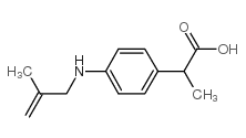 Alminoprofen structure