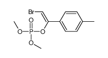 [2-bromo-1-(4-methylphenyl)ethenyl] dimethyl phosphate Structure