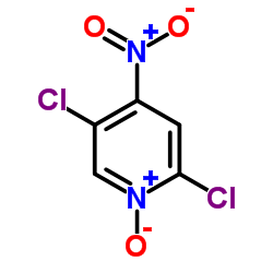 2,5-二氯-4-硝基吡啶1-氧化物结构式