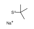 Sodium 2-methyl-2-propanethiolate Structure