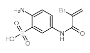 2-amino-5-(2-bromoprop-2-enoylamino)benzenesulfonic acid结构式