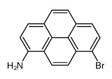 1-Amino-8-brom-pyren Structure