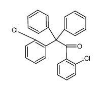 1,2-bis-(2-chloro-phenyl)-2,2-diphenyl-ethanone Structure