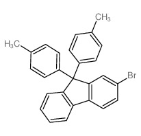 2-BROMO-9,9-DI-P-TOLYL-9H-FLUORENE structure