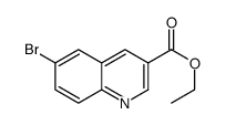 6-溴喹啉-3-羧酸乙酯结构式