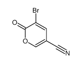 5-bromo-6-oxopyran-3-carbonitrile Structure