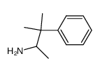 1,2-dimethyl-2-phenyl-propylamine结构式