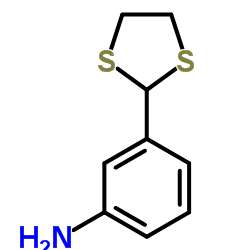 3-(1,3-Dithiolan-2-yl)aniline结构式