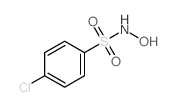 4-chloro-N-hydroxy-benzenesulfonamide结构式