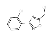 5-(氯甲基)-3-(2-氯苯基)-1,2,4-恶二唑结构式