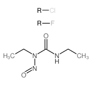 1-(2-chloroethyl)-3-(2-fluoroethyl)-1-nitrosourea结构式