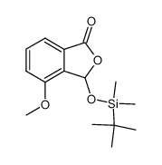 3-{[(tert-butyl)dimethylsilyl]oxy}-4-methoxyisobenzofuran-1(3H)-one结构式