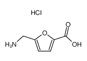 5-(氨基甲基)呋喃-2-羧酸盐酸盐结构式