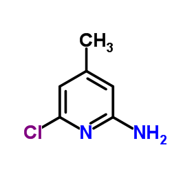 6-Chloro-4-methylpyridin-2-amine Structure