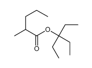 3-ethylpentan-3-yl 2-methylpentanoate Structure