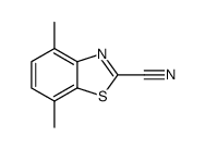 2-Benzothiazolecarbonitrile,4,7-dimethyl-(9CI) picture