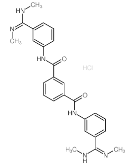 N,N-bis[3-(N,N-dimethylcarbamimidoyl)phenyl]benzene-1,3-dicarboxamide structure