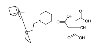 1-[2-[2-(6,6-dimethyl-4-bicyclo[3.1.1]heptanyl)ethoxy]ethyl]piperidine,2-hydroxypropane-1,2,3-tricarboxylic acid Structure