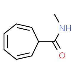 2,4,6-Cycloheptatriene-1-carboxamide,N-methyl-(9CI) structure