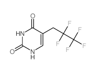 5-(2,2,3,3,3-pentafluoropropyl)-1H-pyrimidine-2,4-dione Structure