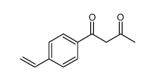 1-(4-ethenylphenyl)butane-1,3-dione结构式