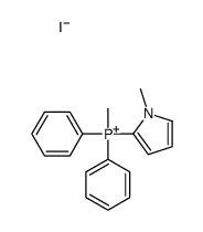 methyl-(1-methylpyrrol-2-yl)-diphenylphosphanium,iodide结构式