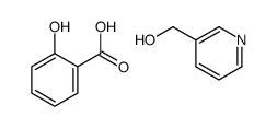 2-hydroxybenzoic acid,pyridin-3-ylmethanol结构式