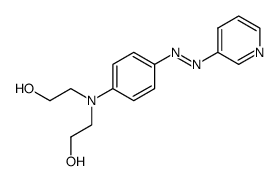 2-{(2-Hydroxy-ethyl)-[4-(pyridin-3-ylazo)-phenyl]-amino}-ethanol Structure