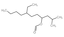 (7-ethyl-2-methyl-undecan-4-yl) formate结构式