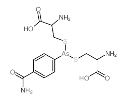 2-amino-3-[(2-amino-2-carboxy-ethyl)sulfanyl-(4-carbamoylphenyl)arsanyl]sulfanyl-propanoic acid picture