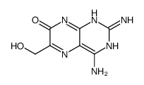 2,4-diamino-6-hydroxymethyl-7-hydroxypteridine Structure