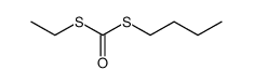 S-butylS-ethyl carbonodithioate Structure