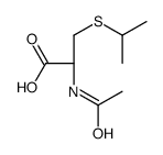 (2R)-2-acetamido-3-propan-2-ylsulfanylpropanoic acid Structure