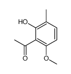 1-(2-hydroxy-6-methoxy-3-methylphenyl)ethanone Structure