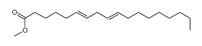 6,9-Octadecadienoic acid methyl ester structure