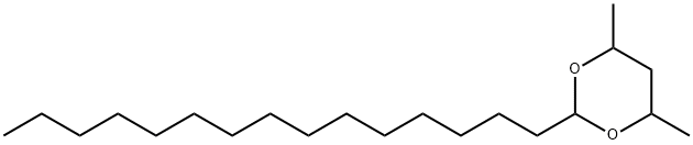 4,6-Dimethyl-2-pentadecyl-1,3-dioxane结构式