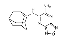 5-N-(2-adamantyl)-[1,2,5]oxadiazolo[3,4-b]pyrazine-5,6-diamine Structure