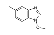 1H-Benzotriazole,1-methoxy-5-methyl- Structure