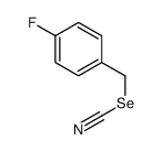 (4-fluorophenyl)methyl selenocyanate Structure