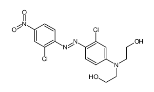 2,2'-[[3-chloro-4-[(2-chloro-4-nitrophenyl)azo]phenyl]imino]bisethanol结构式