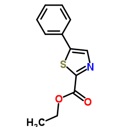 Ethyl 5-phenylthiazole-2-carboxylate structure