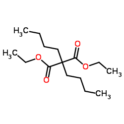Diethyl 2,2-dibutylmalonate Structure