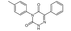6-phenyl-4-p-tolyl-2H-[1,2,4]triazine-3,5-dione Structure